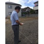 風水建築士 安藤尚尭が土地を視る現場写真